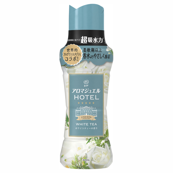 アロマジュエル HOTEL 香り付けビーズ / 420ml / 本体 / ホワイトティーの香り