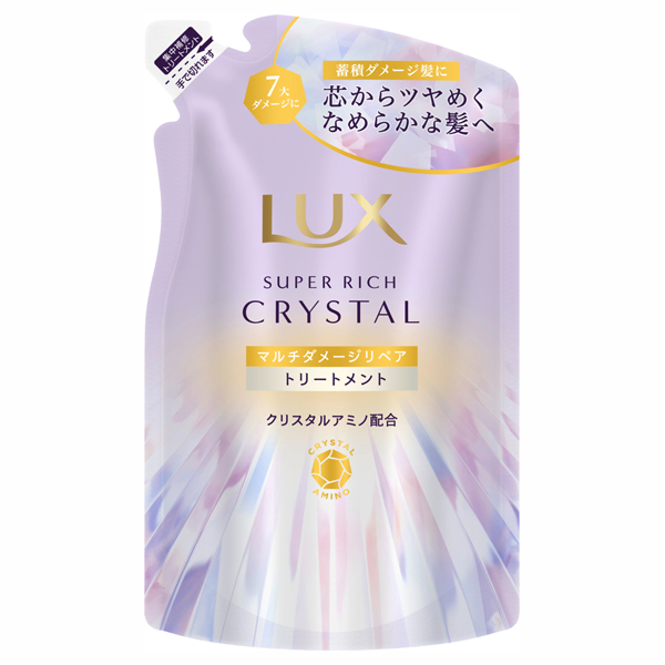 スーパーリッチクリスタル マルチダメージリペア トリートメント / 詰替え / 300g / 優雅なスズラン&ジャスミンの香り スーパーリッチクリスタル マルチダメージリペア トリートメント / 詰替え / 300g / 優雅なスズラン&ジャスミンの香り