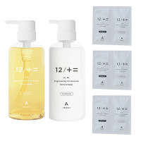 typeAシャンプー&トリートメント+typeAトライアル3包セット / 500mL、500mL、(10mL、10mL)×3包