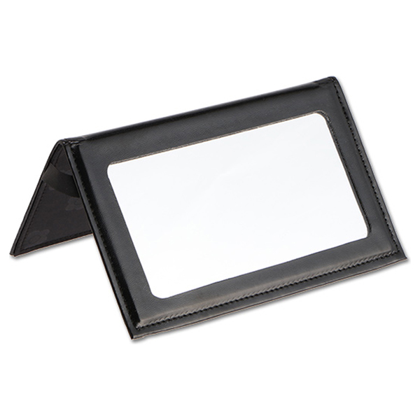 サフィアーノデイジーパッチ ミラーバニティ / ブラック / H12.5×W20×D12.5cm、持ち手全長:18cm / 本体 1