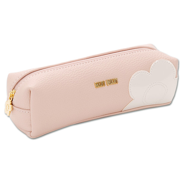 シュリンクデイジーパッチ スクエアペンケース / 本体 / ピンク / H5×W18.5×D6cm シュリンクデイジーパッチ スクエアペンケース / 本体 / ピンク / H5×W18.5×D6cm
