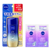 ニベアUV ディープ プロテクト&ケア ジェル セット / SPF50+ / PA++++ / 80g、2.5g×2