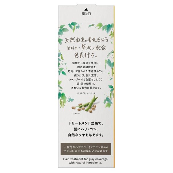 ナチュリラ 色長持ちカラートリートメント / アッシュブラウン / 155g / 本体 / 無香性 1