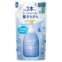 メリットキッズ リンスのいらない泡シャンプー / つめかえ用 / 270ml / ナチュラルフローラルのやさしい香り