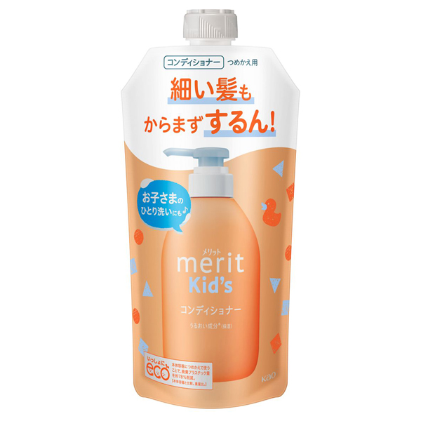 メリットキッズ コンディショナー / 285ml / つめかえ用 / ナチュラルフローラルのやさしい香り