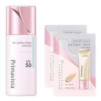 スキンプロテクトベース皮脂くずれ防止UV50EX クリアブルーセット / SPF50 / PA+++ / クリアブルー / 25mL、0.4g×2