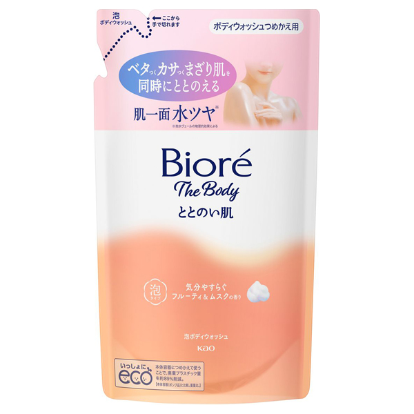 ザボディ ととのい肌 泡タイプ / つめかえ用 / 440ml / 気分やすらぐフルーティ&ムスクの香り ザボディ ととのい肌 泡タイプ / つめかえ用 / 440ml / 気分やすらぐフルーティ&ムスクの香り