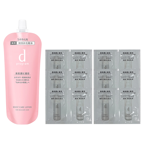 モイストケアローション MB(レフィル)限定セット / 120mL、12包