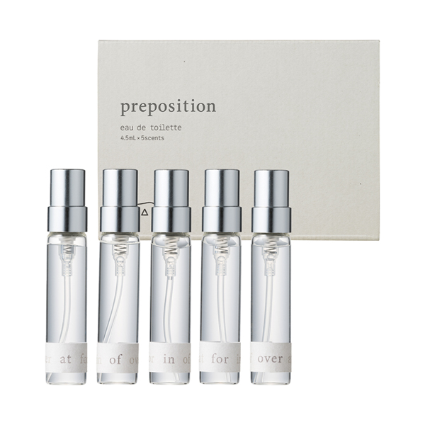 オードトワレ preposition(ディスカバリーセット) / 4.5ml×5種類 オードトワレ preposition(ディスカバリーセット) / 4.5ml×5種類
