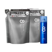 エイトザタラソ スムースシャンプー&トリートメント(詰め替え)ドライシャンプーミニ付セット / 限定品 / 400ml+400ml+40g