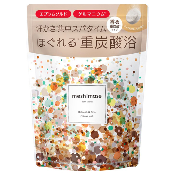 meshimase バスタブレット スパ / 3回分 / 本体 / シトラスリーフ