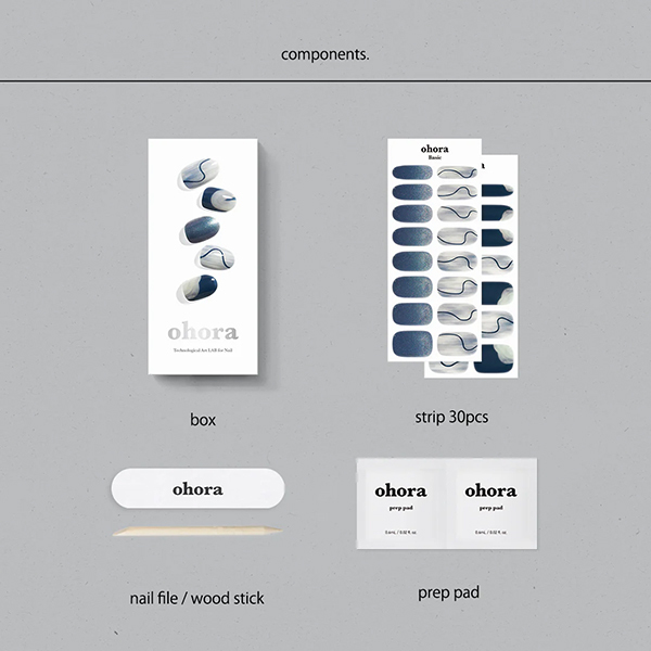 セミキュアジェルネイル / ohora(ネイルシール, ネイル・ネイルグッズ