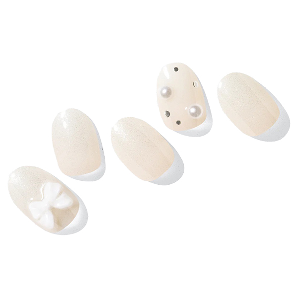 セミキュアジェルネイル / N Milky Lace NP-035-J / 30pcs セミキュアジェルネイル / N Milky Lace NP-035-J / 30pcs