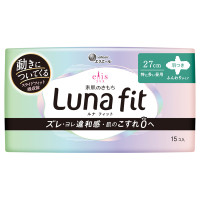 素肌のきもちルナフィット / 特に多い昼用 羽つき / 15枚、27cm
