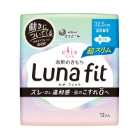 素肌のきもちルナフィット超スリム / 昼夜兼用 羽つき / 13枚、32.5cm