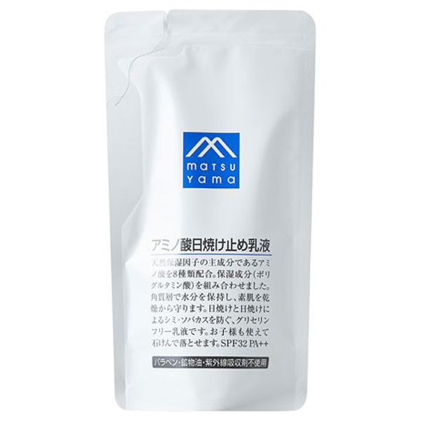 アミノ酸日焼け止め乳液 / SPF32 / PA++ / 詰替用 / 90mL アミノ酸日焼け止め乳液 / SPF32 / PA++ / 詰替用 / 90mL