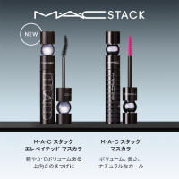 新品未使用 今期新作マチャット　エラスティックベスト　ブラック スタック エレベイテッド マスカラ / M・A・C(マック)(マスカラ