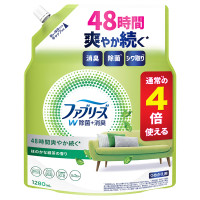 W除菌+消臭スプレー 布用 / 詰め替え / 1280ml / ほのかな緑茶の香り