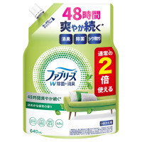 W除菌+消臭スプレー 布用 / 詰め替え / 640ml / ほのかな緑茶の香り