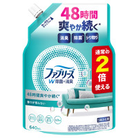 W除菌+消臭スプレー 布用 / 詰め替え / 640ml / 香りが残らない