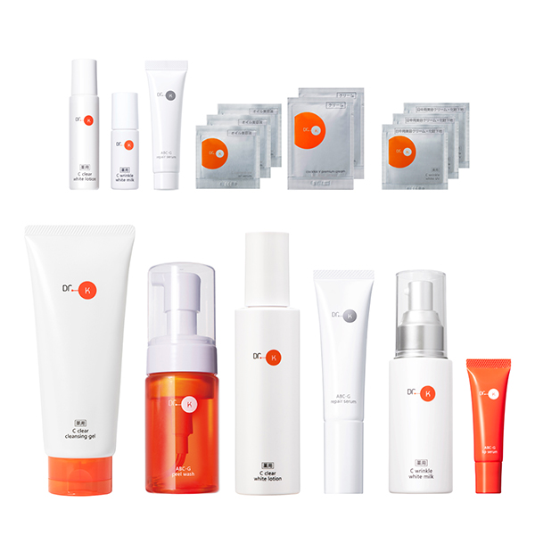 クレンジング&泡洗顔100mL&ローション&レチノール美容液&ミルク&リップ美容液セット / 150g、100mL、120mL、25mL、70mL、10g / 限定品
