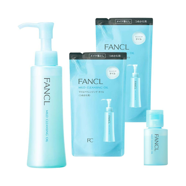 【FANCL人気No.1】マイルドクレンジングオイルキット ミニボトル付き / 120mL、115mL×2、20mL