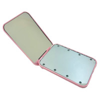 LEDミラースクエア / プリンセスピンク / 縦81.5mmx横60.5mmx厚さ10mm