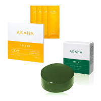 スパークリングセラムパック&ゼリーセラムソープGREENセット / 10g×4包、100g