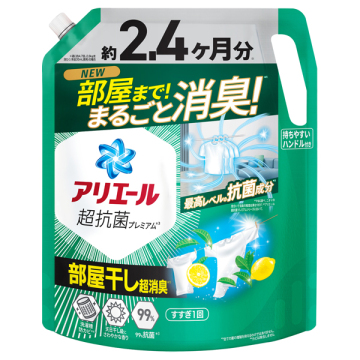 洗濯洗剤 液体 超抗菌プレミアム 部屋干し超消臭