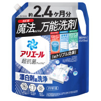 洗濯洗剤 液体 超抗菌プレミアム 漂白剤級洗浄 / 詰め替え(超ウルトラジャンボ) / 1720g / 清潔でさわやかな香り