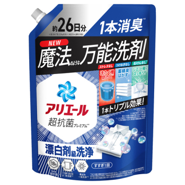 洗濯洗剤 液体 超抗菌プレミアム 漂白剤級洗浄