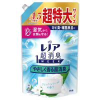 超消臭1WEEK 柔軟剤 やさしく香る超消臭 / 詰め替え / 1380ml / フレッシュソープの香り