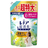 超消臭1WEEK 柔軟剤 部屋干し / 詰め替え / 1380ml / おひさまの香り