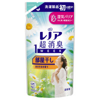 超消臭1WEEK 柔軟剤 部屋干し / 詰め替え / 340ml / おひさまの香り