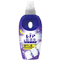 超消臭1WEEK 柔軟剤 夜干し用 / 本体 / 490ml / アクアナイトシャボンの香り