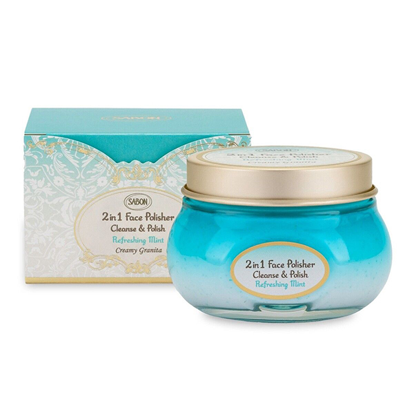 洗顔料 SABON 2in1 Face Polisher Energizing Mint 2 in 1 Face Polisher Mint Scent 200mL – SABON