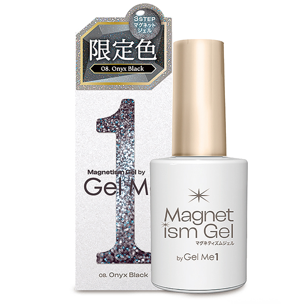 マグネティズムジェル バイ ジェルミーワン / 08 オニキスブラック / 10ml マグネティズムジェル バイ ジェルミーワン / 08 オニキスブラック / 10ml