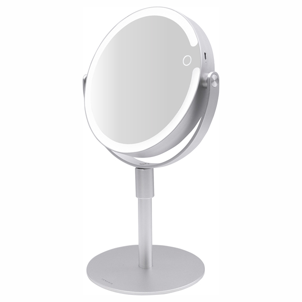 卓上LEDミラー VML-4300-5X / S・シルバー / 約222×160×353mm~425mm 卓上LEDミラー VML-4300-5X / S・シルバー / 約222×160×353mm~425mm