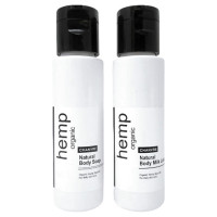 ヘンプ・ナチュラルボディケアトライアルセット / トライアルサイズ / 50ml、50ml / ローズマリー、ユーカリ