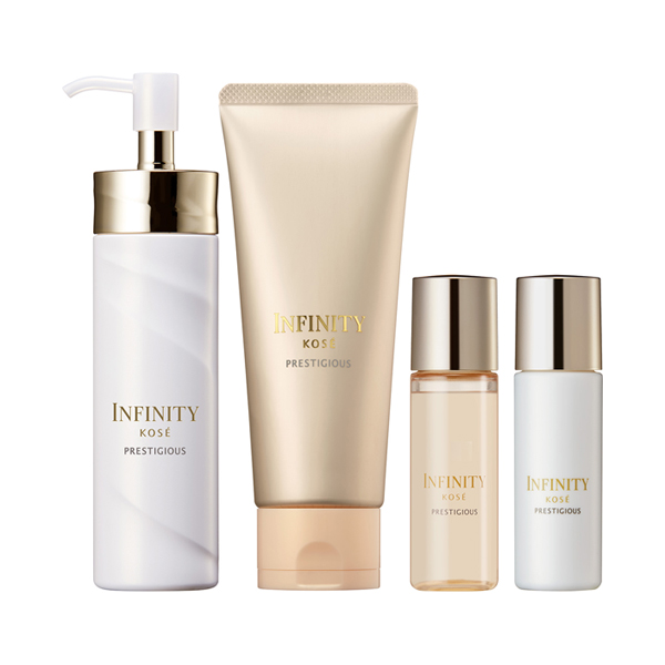 プレステジアス ラグジュリアス コレクション クレンジング クリーム&ウォッシング ミルク / 150g、150mL、35mL、35mL / 限定品