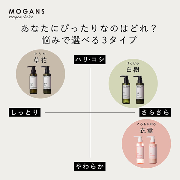 ノンシリコン アミノ酸シャンプー/コンディショナー 白樹 (はくじゅ