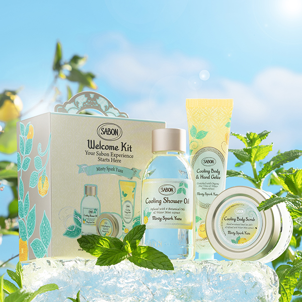 ウェルカムキット ミンティスパーク・ユズ / 100mL、60g、30mL 1