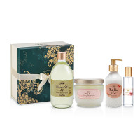 ボディケア4STEPレギュラーセットN グリーン・ローズ / 500mL、600g、200mL、30mL
