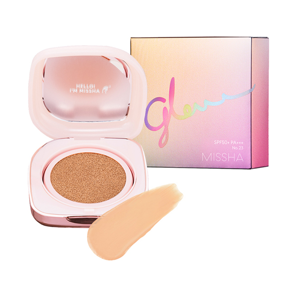 グロウスキンバームミニ付き】ミシャ グロウ クッション(ルミナス