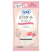 デリケートウェットシート / 10枚入り / フローラルの香り
