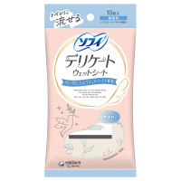 デリケートウェットシート / 10枚入り / 無香料