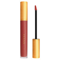 グッチ ルージュ ア レーヴル リキッド マット / 203 ミルドレッド ローズウッド / 6.5mL / ソフトマットな仕上がりで色移りしにくい