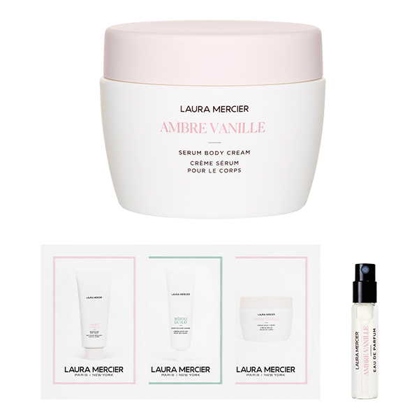 セラム ボディクリーム アンバーバニラキット / 200mL、5mL×3、2mL