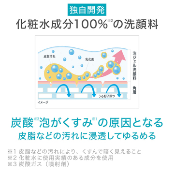 潤浸保湿 泡ジェル洗顔料 03