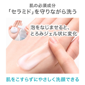 潤浸保湿 泡ジェル洗顔料 04